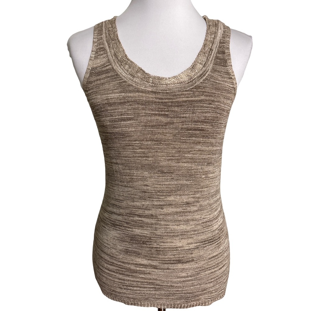 Chico's Brown Knit Tank Top